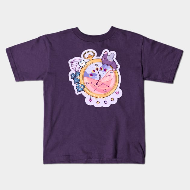 Pocket Animal Watch Kids T-Shirt by Leenh